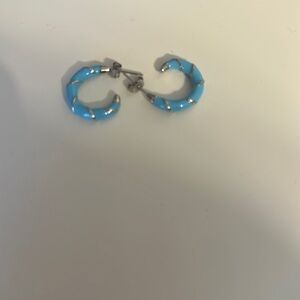 Never Worn Blue Earrings